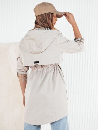 Ženska parka v črni barvi Fashlove