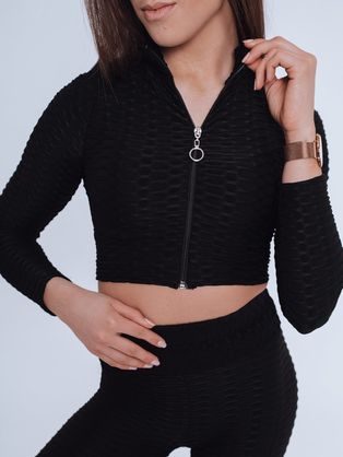 Stilski ženski črn set trenirke Celia