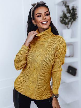 Rumen ženski stilski pulover Carisma