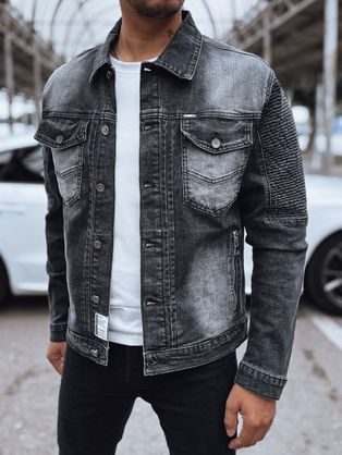 Original črna denim jakna