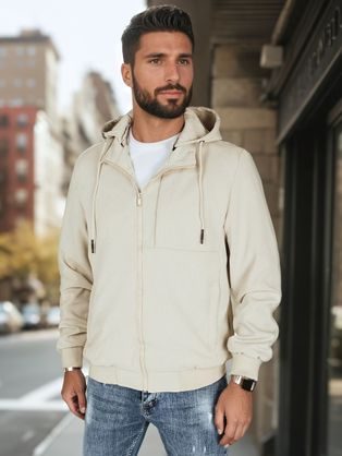 Brezčasna bež tanek moška jakna
