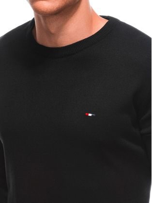 Modni črn pulover E233