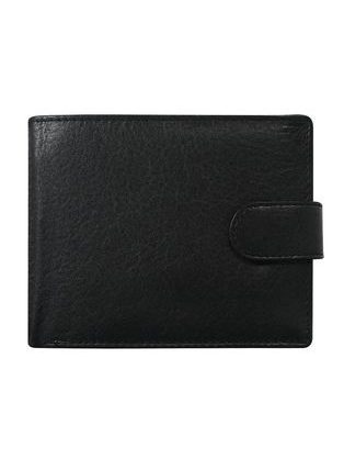 Usnjena denarnica v črni barvi RFID