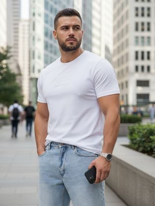 Brezčasen bež pulover V1 SSBN-0177