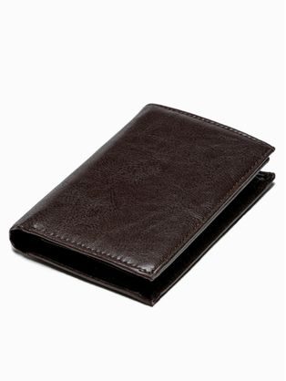 Elegantna moška rjava denarnica A624