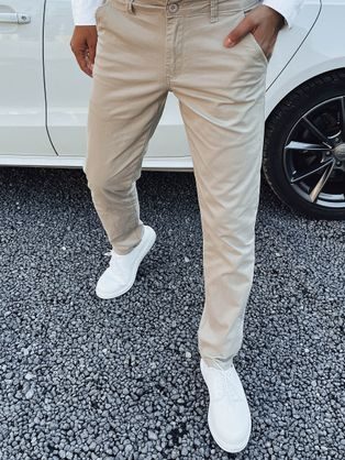 Moške hlače Urban bež barve