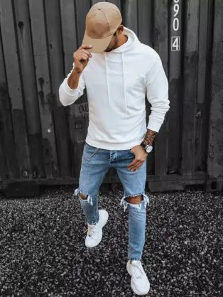 Modna siva jopica z gumbi V2 SSZP-0186