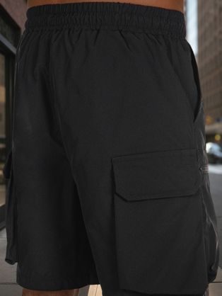 Modne zelene kratke hlače z žepi