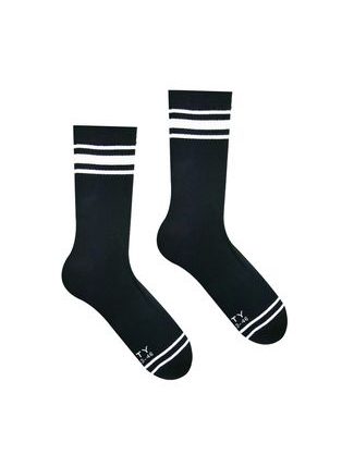 Športne črne bombažne nogavice