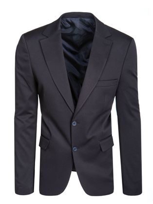 Elegantna temno modra jakna za moške za podjetje