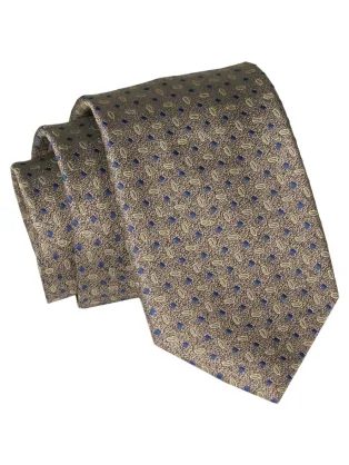Moška kravata z bež vzorcem