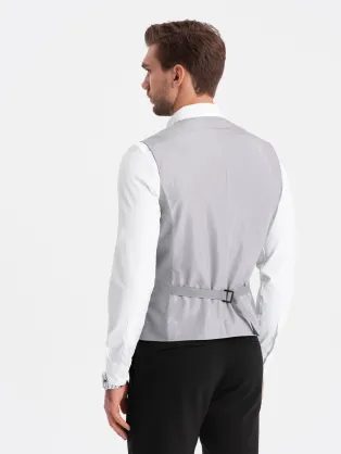 Modni elegantni moški telovnik iz granata V1 BLZV-0147