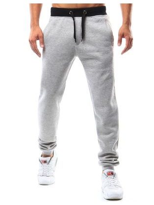 Trendi moške trenirke v sivi barvi