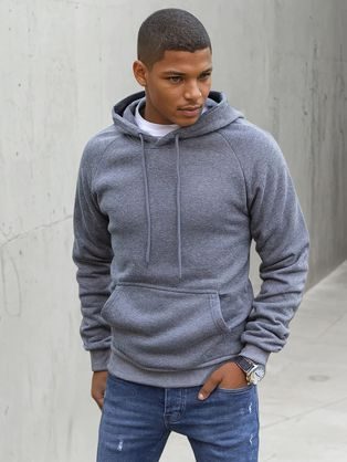 Udoben stilski temno siv pulover