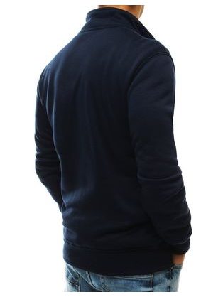 Pulover brez kapuce v jeans barvi B1349