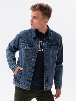 Modna temna jeans jakna C441