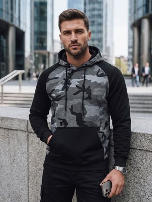 Army pulover v temno sivi barvi