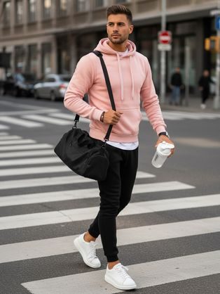 Preprosti črn set trenirke