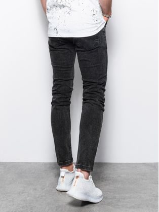 Čudovite črne jeans kratke hlače W363
