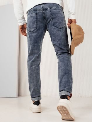 Jeans hlače v modri barvi P1062