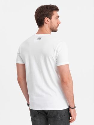 Edinstvena bela majica z logom V1 TSPT-0141