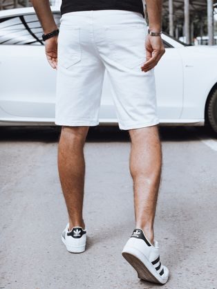 Trendovske bele jeans kratke hlače