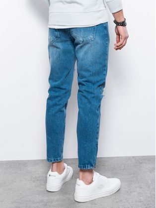 Jeans hlače v svetlo modri barvi P1062