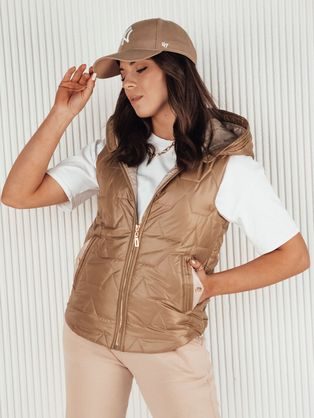 Nicolas ženski zlat prešit telovnik