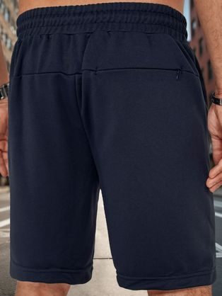 Modne moške kratke hlače v sivi barvi