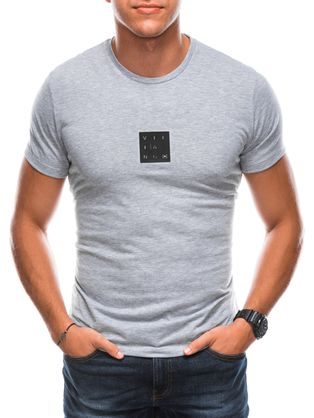 Trendovska majica v sivi barvi S1730