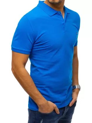 Polo majica v modri barvi