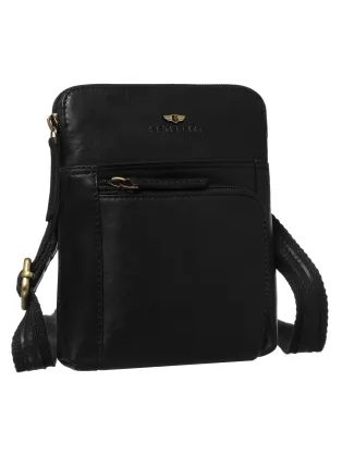 Usnjena torba v rjavi barvi Wild