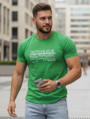 Zelena majica za moške NEVADA