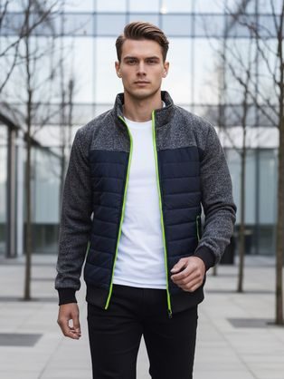 Zanimiva granat prehodna jakna