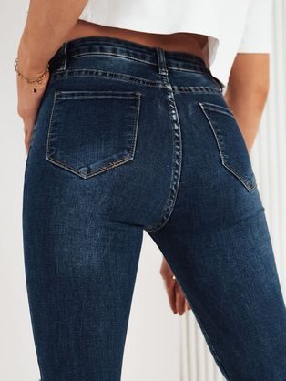 Ženske zelene jeans hlače v elegantnem dizajnu Noel