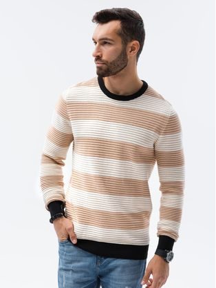 Bež edinstven pulover E189