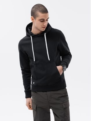 Trendovski črn pulover B1147