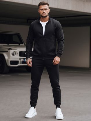 Enostavna moška športna obleka črna