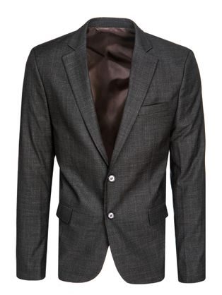 Moški enonadstropni suknjič v sivi barvi