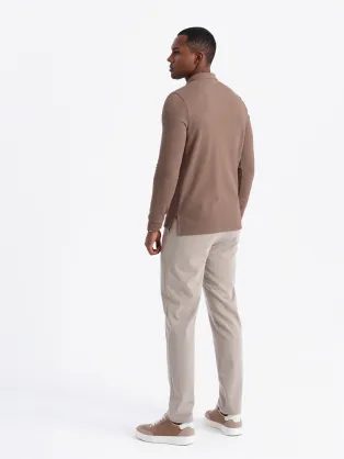Črna nevsakdanja polo majica V3 POSS-0105