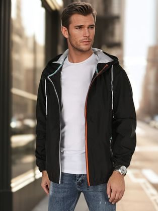 Edinstvena prehodna črna jakna