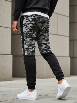 Udobne trenirke v sivi barvi