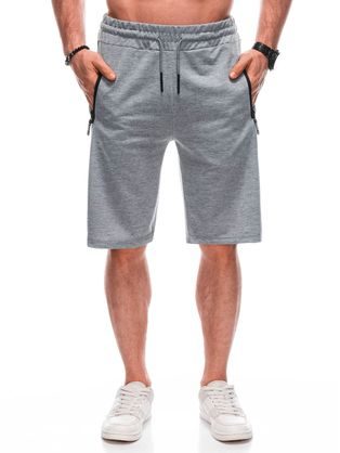 Moderne športne svetlo sive kratke hlače