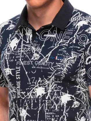 Udobna trendovska rdeča polo majica V2 TSCT-0156