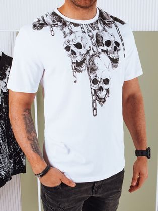 Modna črna moška majica trendovskega dizajna