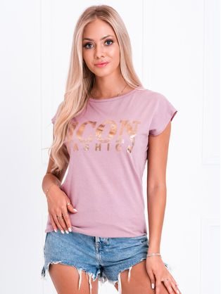 Trendovska ženska majica v rožnati barvi SLR045