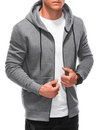 Maromoriran siv Icon moški pulover s kapuco