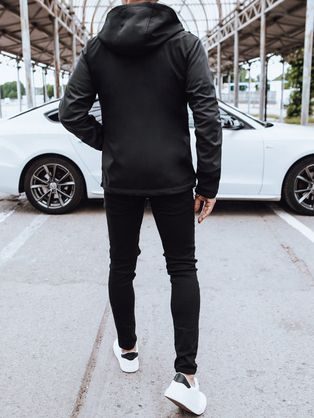 Modna moška prehodna jakna v modri barvi