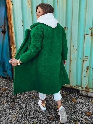 Stilski ženski plašč v zeleni barvi Atktic