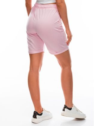 Ženske udobne kratke hlače v rožnati barvi WLR011